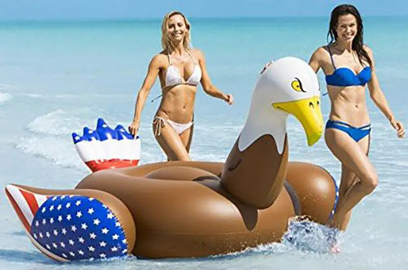 Bald eagle pool hot sale float