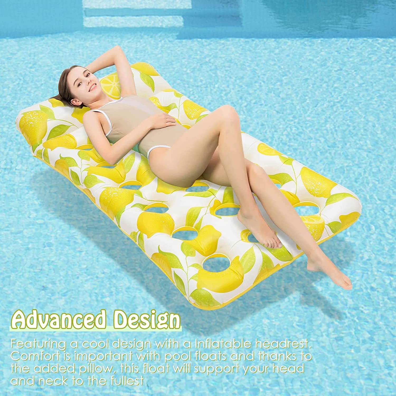 Air mattress best sale pool float